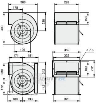 Rosenberg DRAD 240-4 - описание, технические характеристики, графики